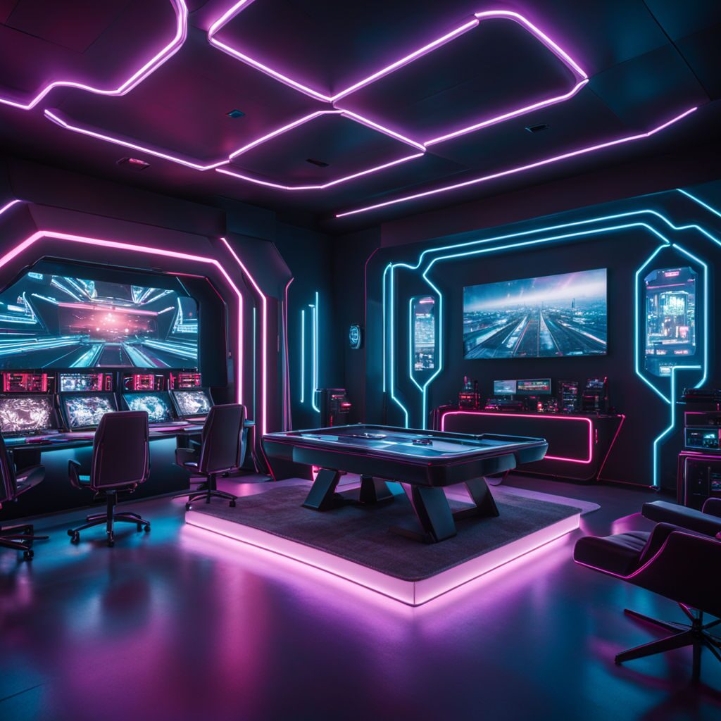 Neon Game Room