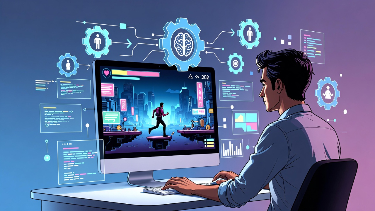 Designing Games That Learn From Players in Real Time