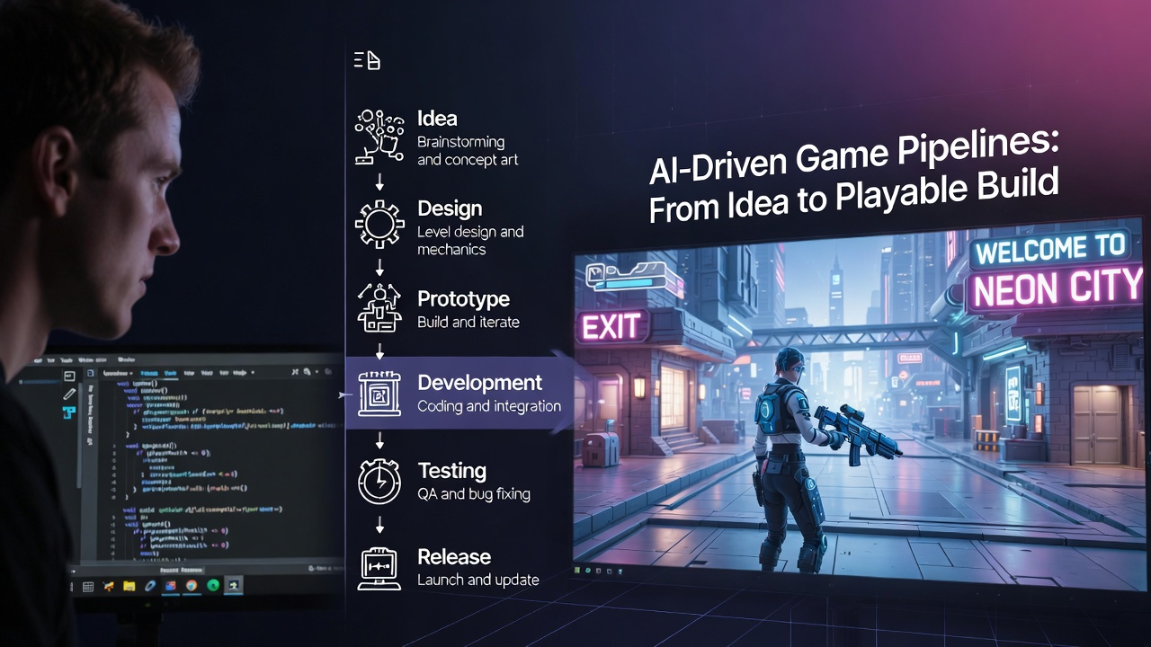AI-Driven Game Pipelines: From Idea to Playable Build