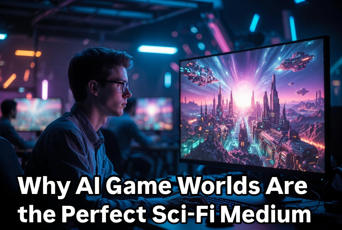 Why AI Game Worlds Are the Perfect Sci-Fi Medium